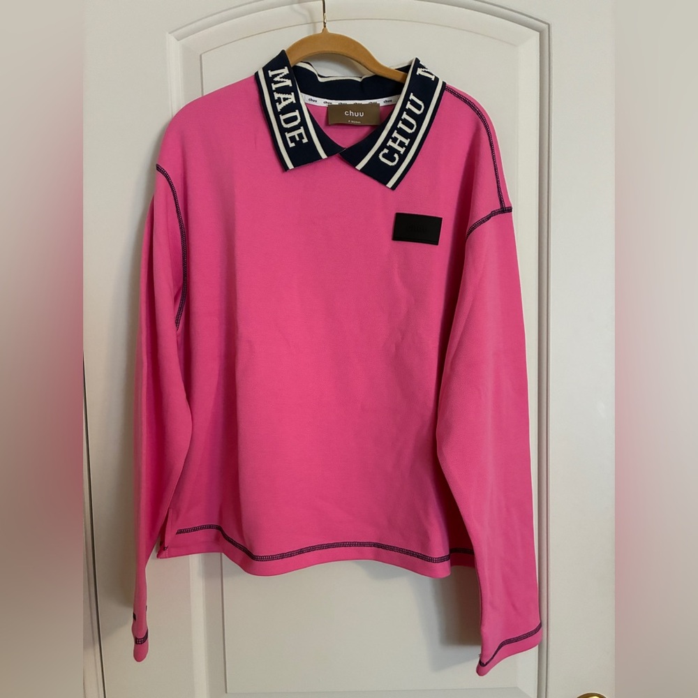 Chuu Pink Long Sleeve Top